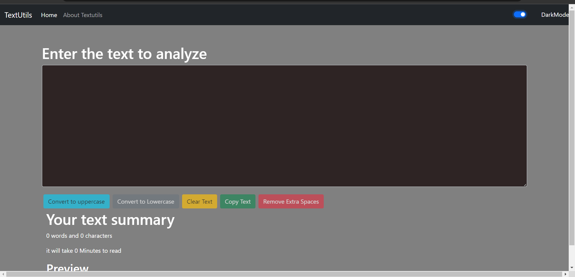 TextUtils Application